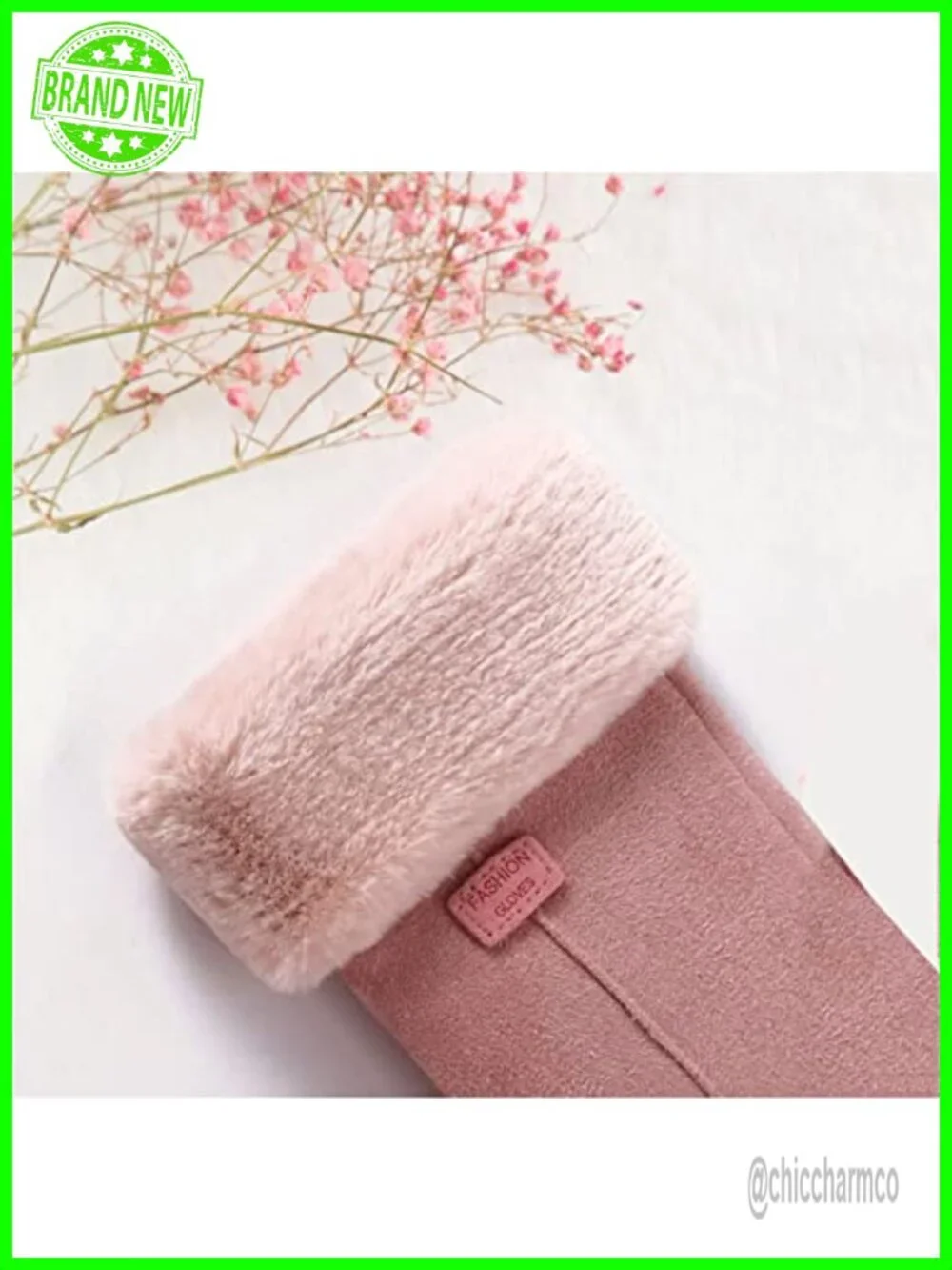 Winter Gloves Women Touch Screen Thermal Fleece Lined Ski Snow Gloves Suede Wool